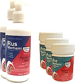 HİNTOHU TÜY DÖKÜCÜ AZALTICI RUS MERHEMİ 250 ML 2 ADET+GENİTAL BÖLGE MERHEMİ 50 ML 3 ADET