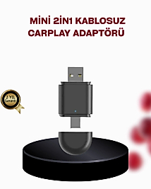 Kablosuz CarPlay Adaptörü – Bluetooth 5.4 ve Wi-Fi 6 Teknolojili Tak & Çalıştır Dönüştürücü