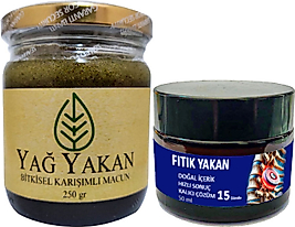 BURNERON YAĞYAKAN MACUN 250 ML + İLE YANINDA FITIKYAKAN KREM 50 ML