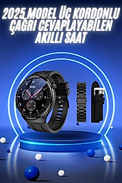 Akıllı Saat Yeni Nesil Üç Kordonlu Nabız Ölçer Çağrı Cevaplama