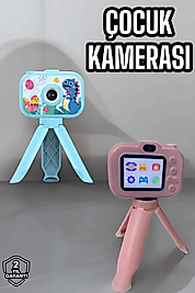 Ayaklı Mini Fotoğraf Makinesi Çocuk Için Eğitici Video Kamera