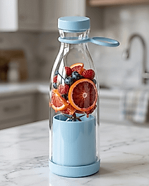 USB Şarjlı Mini Blender 380 ml Taşınabilir Smoothie Yapıcı Pratik Kullanım