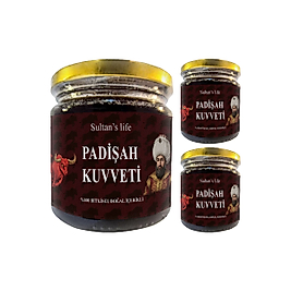 PADİŞAH KUVVETİ MACUN 3 ADET BAY BAYAN ÇİFTELERE ÖZEL BİTKİSEL KARIŞIMLI KUVVETMACUNU 240GR