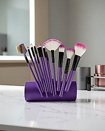 12 Parça Makyaj Fırçası Takımı Ergonomik Saplı XUCZ12PARÇAMAKYAJFIRÇASIIIIII-8