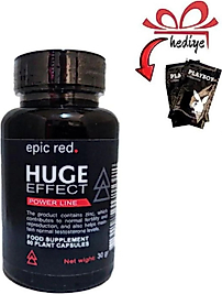 HUGE EFFECT ERKEKLERE ÖZEL 60'LI X 1 AD +KAYGANLAŞTIRICI JELLE