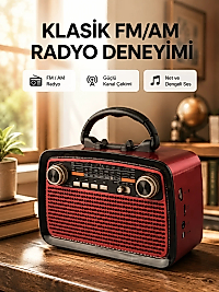 Bluetooth Hoparlör – Kablosuz Bağlantı, Geniş Ses Alanı, Radyo Destekli, Hafif ve Taşınabilir