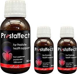 PROSTAFFECT 50 ML ŞURUP 3 ADET ERKEKLERİN ÖZEL DURUMLARINA IÇECEK FORMUNDA ÖZEL ŞURUB