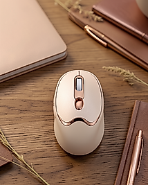 Sessiz Kablosuz Mouse Şarjlı Bluetooth ve 2.4G Destekli UCZZZM02MOUSEGOLD-1