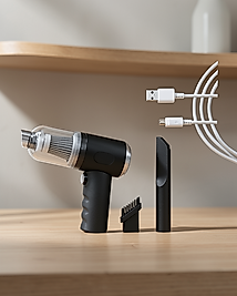 Mini Vakumlu Araç Süpürgesi 4000mAh Şarjlı UUCZZZHS22SÜPÜRGEEE2