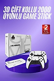 3D 4K HD 2.4G Game Stick 4K Ultra Hd Oyun Konsolu Çift Kollu