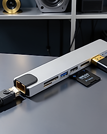 Type C Hub USB HDMI Ethernet Kart Okuyucu UCZZZMACBOOKDÖNÜŞTÜRÜCÜ-4