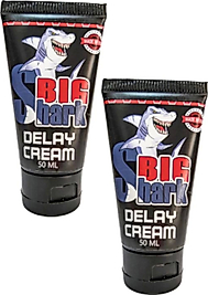 BİG SHARK DEL.AY ERKEKLER IÇİN YENİ FORMÜLÜ GECİ.KTİRİCİ KREM 50 ML X 2 ADET