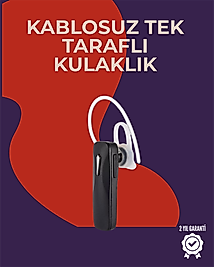 TWS Bluetooth Kulak İçi Kulaklık | Yüksek Kaliteli Ses | Eller Serbest Arama | Spor ve Seyahat için İdeal