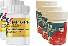OLEGOVİCH MEDİCİNE TÜY DÖKÜCÜ AZALTICI MERHEM 50 ML 2 ADET + GENİTAL BÖLGE MERHEMİ 50 ML 3 ADET
