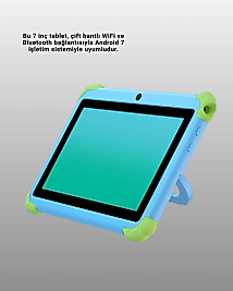 7 İnç Android Tablet WiFi Bluetooth ve Çift Kamera Destekli