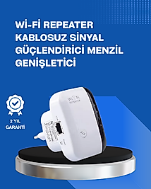2.4GHz WiFi Tekrarlayıcı Router – WPS Destekli Kablosuz Ağ Genişletici