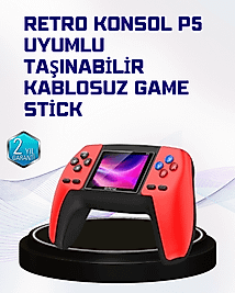 P5 Retro Oyun Konsolu | Ergonomik Tasarım, Taşınabilir