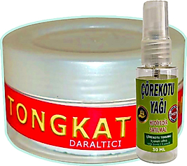 TONGKAT AJİMAT MADURA 50 ML KADINLARIN VAJİNALARINA ŞEKİLLENDİRME KREMİ + 30 ML ÇÖREK OTU YAĞI