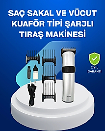 Paslanmaz Çelik Bıçaklı Tıraş Makinesi – Keskin ve Dayanıklı
