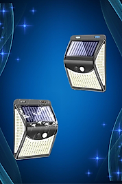 Solar Duvar Lambası 20 LED Hareket Sensörlü UCZDP53DUVARLAMBASI1-1