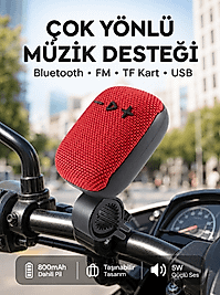 Taşınabilir Bluetooth Hoparlör 800mAh Uzun Pil Ömrü