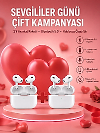 Sevgiliye Hediye Çift Kulaklığı Yeni Nesil Pro Kulaklık Sevgililer Gününe Özel Kampanya
