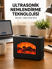 USB Güçlü Ultrasonik Hava Nemlendirici Sessiz Çalışan 270 ml Difüzör