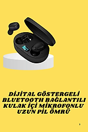 Kulak İçi Bluetooth Kulaklık Dijital Göstergeli UCZZZZTWS6KULAKLIKKKKKK1