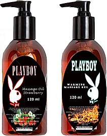PLAYBOY MASSAGE OİL STRAWBERRY FRAGRANCES AND WARMİNG 120 ML ÇİLEK KOKULU VE ISITICILI VÜCUT MASAJ Y