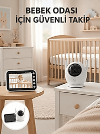 Canlı İzleme Özellikli Ortam Dinlemeli Bebek Monitörü Yeni Nesil