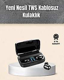 A10s TWS Ergonomik Bluetooth Kulaklık Uzun Pil Ömürlü