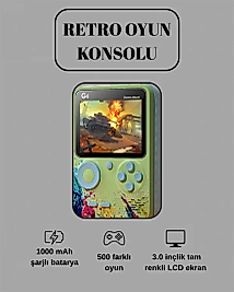 G5 Game Box Retro Mini Oyun Konsolu – 500 Dahili Oyun