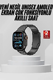 Akıllı Saat Arama Konuşma GPS ve NFC Özelliği 3 Kordonlu Amoled Ekran