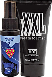 BONİE MACHOMAN 60 ML ERKEKLERE ÖZEL ZAMAN SPREYİ + HOTXXL ERKEK ÖZEL KISIM KREM
