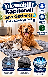 Kedi Köpek Çiş Pedi Yıkanabilir Kopitoneli sıvı geçirmez - 100cm x 100cm