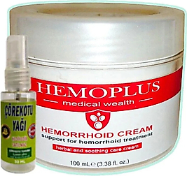 SÜPER HEMOPLUS 100 ML BAKIM KREMİ + 30 ML ÇÖREK OTU YAĞI İLE