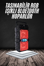 Bluetooth Hoparlör Çift Mikrofonlu Güçlü Ses Kaliteli Kesintisiz Kablosuz