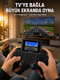 Retro Oyun Konsolu 520 Klasik Oyunlu Şarj Edilebilir El Konsolu