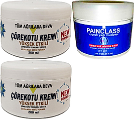 ÇÖREK OTU KREMİ WHİTE BOX 2 ADET 200 ML + PAİNCLASS KUYRUK YAĞI KREMİ 100 ML / KREM SETİ
