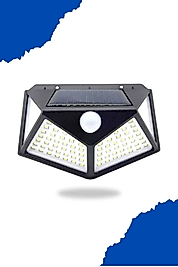 Güneş Enerjili 100 LED Bahçe Lambası UCZDUVARLAMBASI1