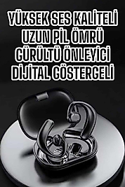 Bluetooth Kulaklık Dijital Göstergeli Uzun Pil Gürültü Önleyici Oyuncu Kulaklığı