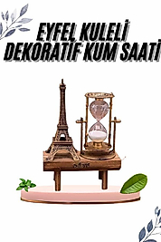 Kum Saati Retro Eyfel Kulesi 30 Dakikalık UUCZZKUMSAATLİEYFELKULESİ3