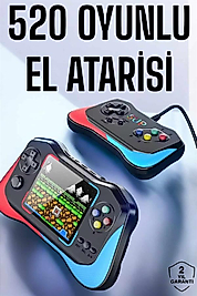 Gamepad Joystick Nostalji 500 Oyunlu 2 Li Atari Gamebox Oyun Konsolu Sup Atari