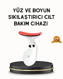 Boyun ve Gıdı Toparlayıcı EMS Cilt Sıkılaştırıcı 7000 Titreşim Isı Terapisi