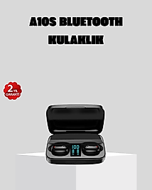 A10s Kablosuz Bluetooth Kulaklık – 1800mAh Powerbank, Otomatik Eşleşme, iOS/Android Uyumlu