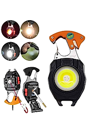 El Feneri LED Anahtarlık Çok Fonksiyonlu Mini Çakmak Özellikli