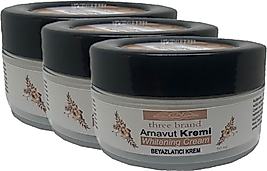 THREE BRAND ARNAVUT KREMİ WHİTENS CREAM 3 ADET ADET TÜM BÖLGE AKLIK KREMİ 50 ML