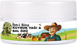 IBN-I SİNA 50 ML KAVANOZ KUYRUK YAĞI VE BAL ÖZÜ / YÜZ BAKIM KREMİ