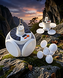 5 Kanatlı Solar Güneş Enerjili USB Şarjlı Lamba UUCZZZSOLARKANATLILAMBAAAAAA2