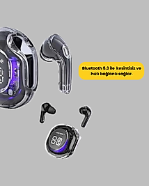 Kablosuz Kulaklık XUCZZZULTRAPODSPROOOO-2-1 ile LED Ekran ve 30 mm Sürücüler